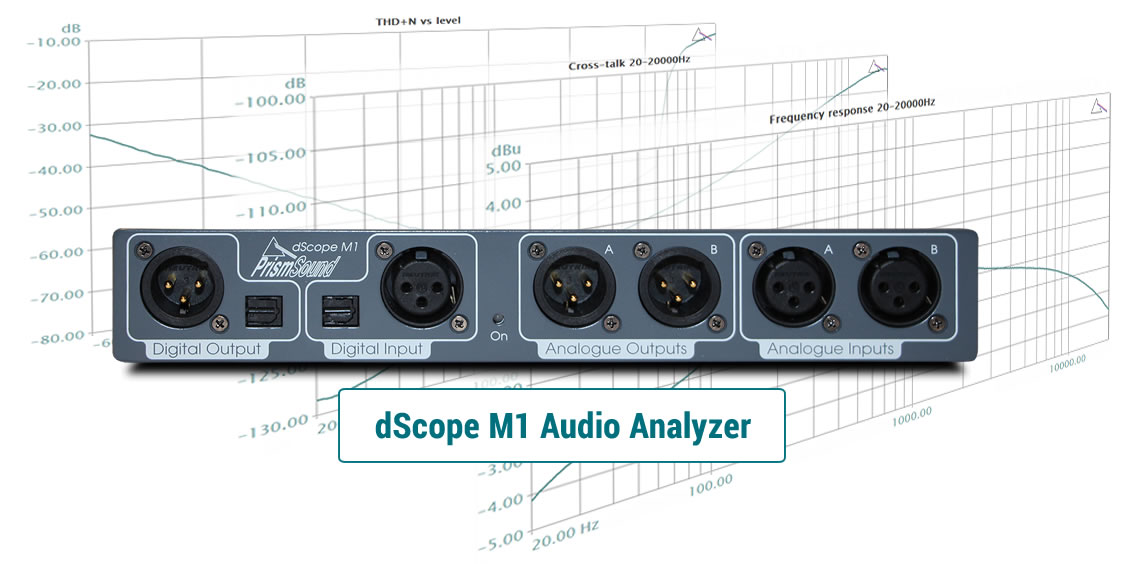 dScope M1 for audio test & measurement