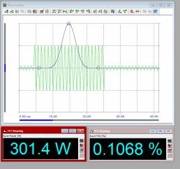 dScope audio analyzer audio amplifier burst power measurement